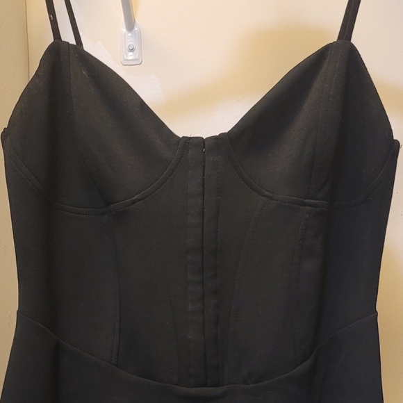 NWT Wild Fable Black Corset Mini Dress - Picture 2 of 4